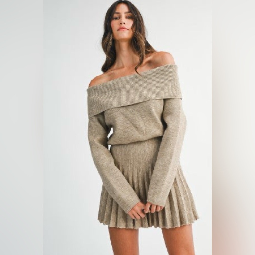 Oatmeal sweater dress